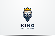 King Logo | Creative Illustrator Templates ~ Creative Market