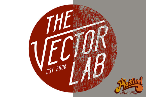 Plastisol 2: Vintage T-Shirt Textures - TheVectorLab