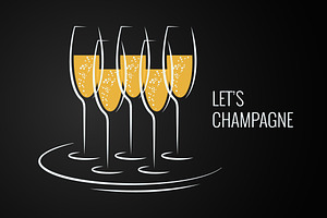 opening champagne bottle pop art | Pre-Designed Illustrator Graphics ...