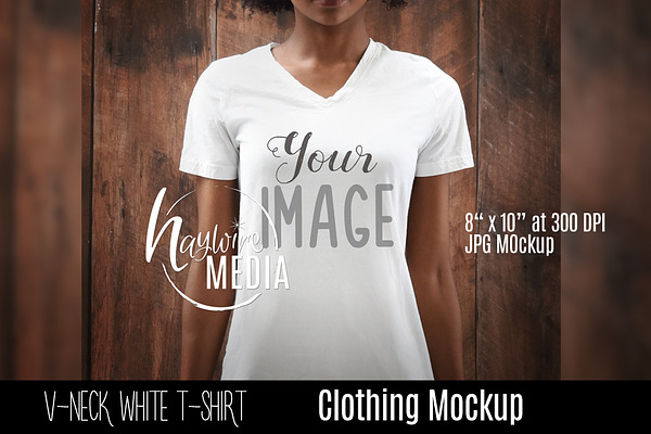 Download African Amercian WhiteT-Shirt Mockup | Creative Photoshop ...