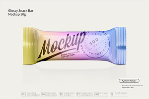 Download Granola Bar Mockup Creative Photoshop Templates Creative Market PSD Mockup Templates