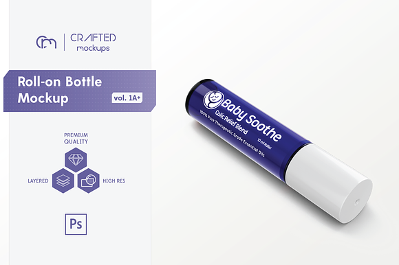 Download Roll On Bottle Mockup V 10ml A Plus Creative Photoshop Templates Creative Market