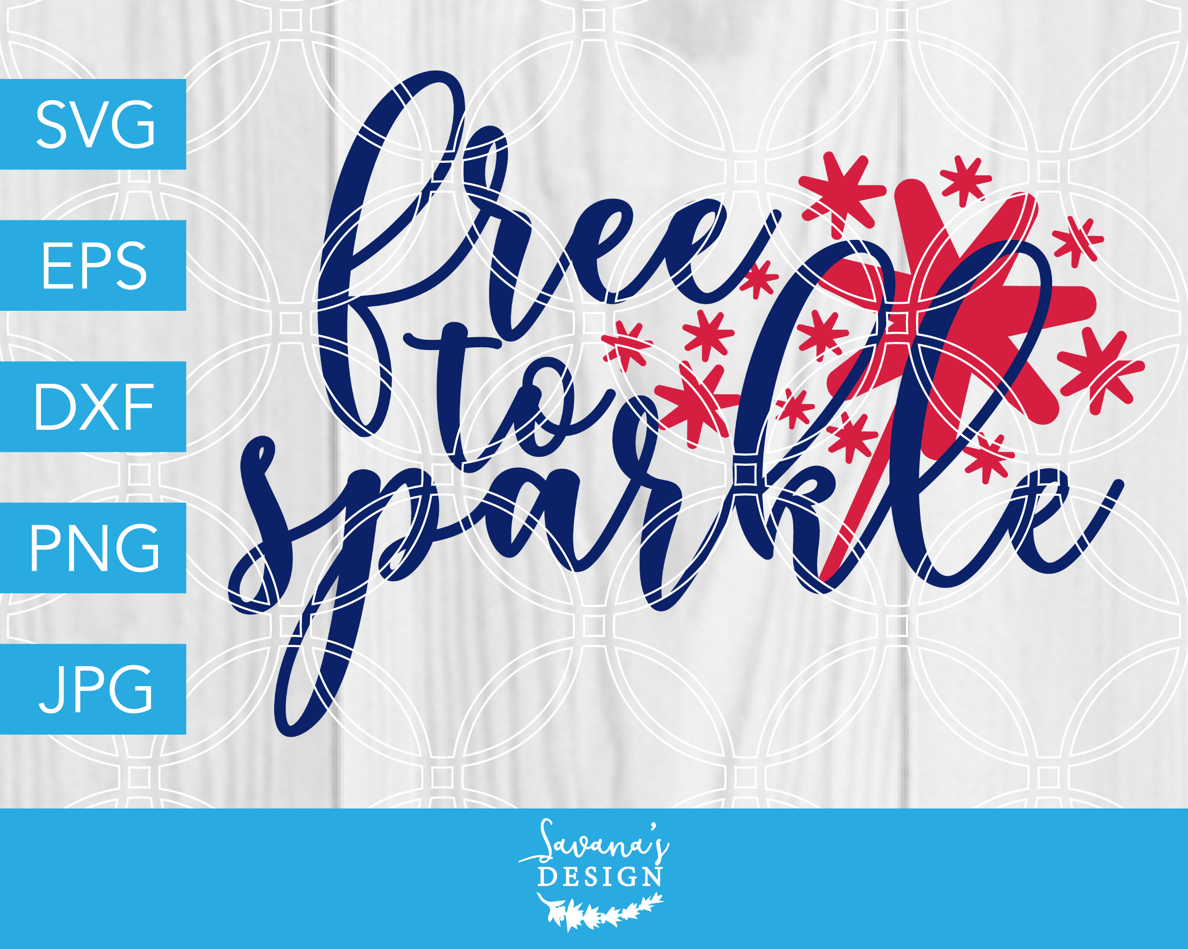 Free To Sparkle Svg 4th Of July Svg Pre Designed Vector Graphics Creative Market