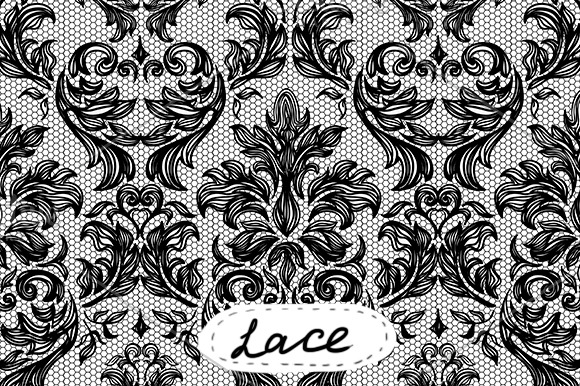 Vintage lace background | Illustrator Graphics ~ Creative Market