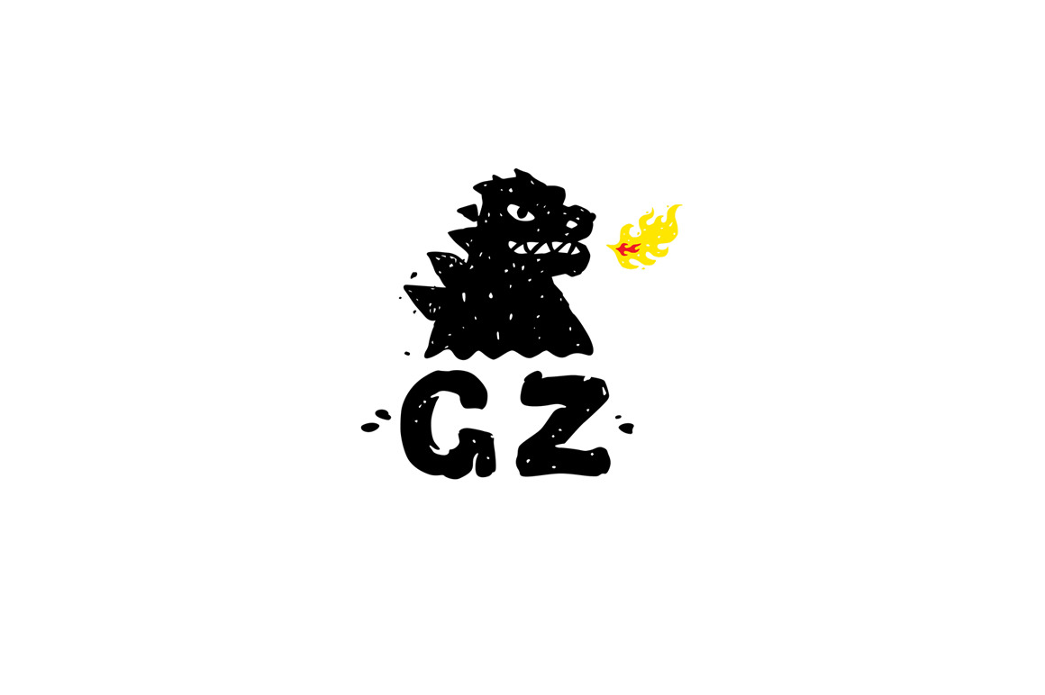 Logotype of GoodZilla! | Animal Illustrations ~ Creative Market