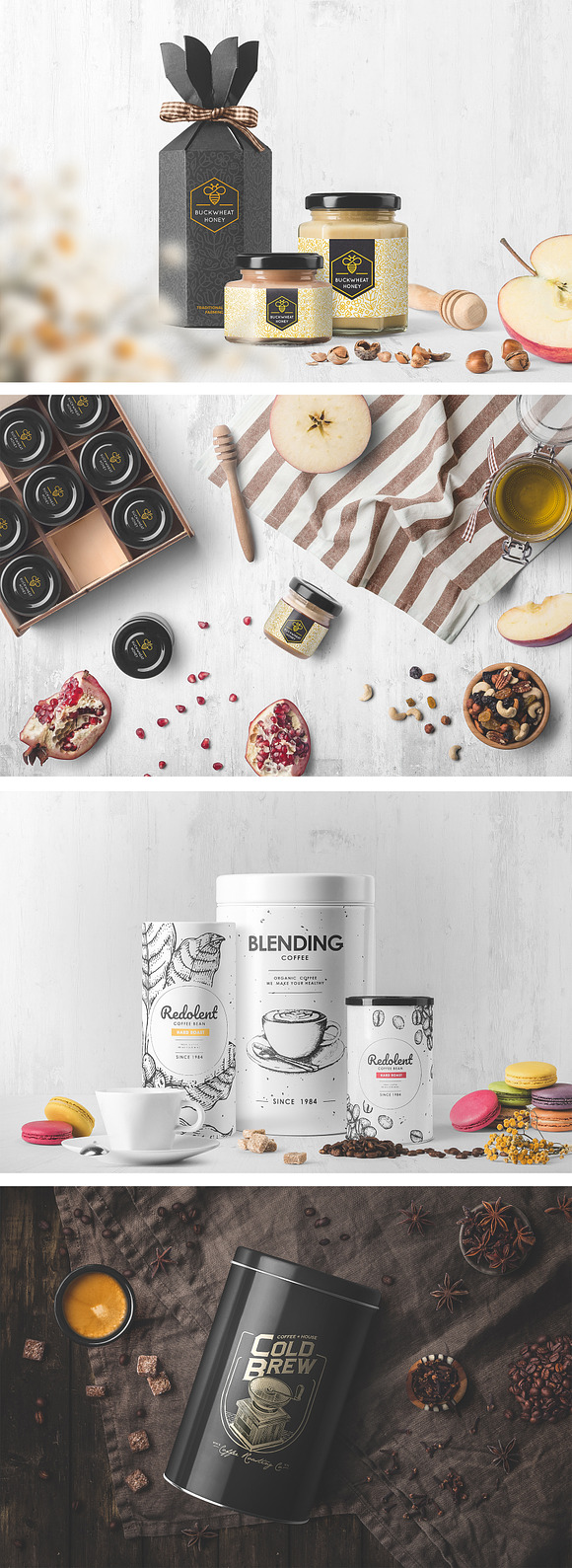 Download Packaging Mockup Collection Creative Photoshop Templates Creative Market PSD Mockup Templates