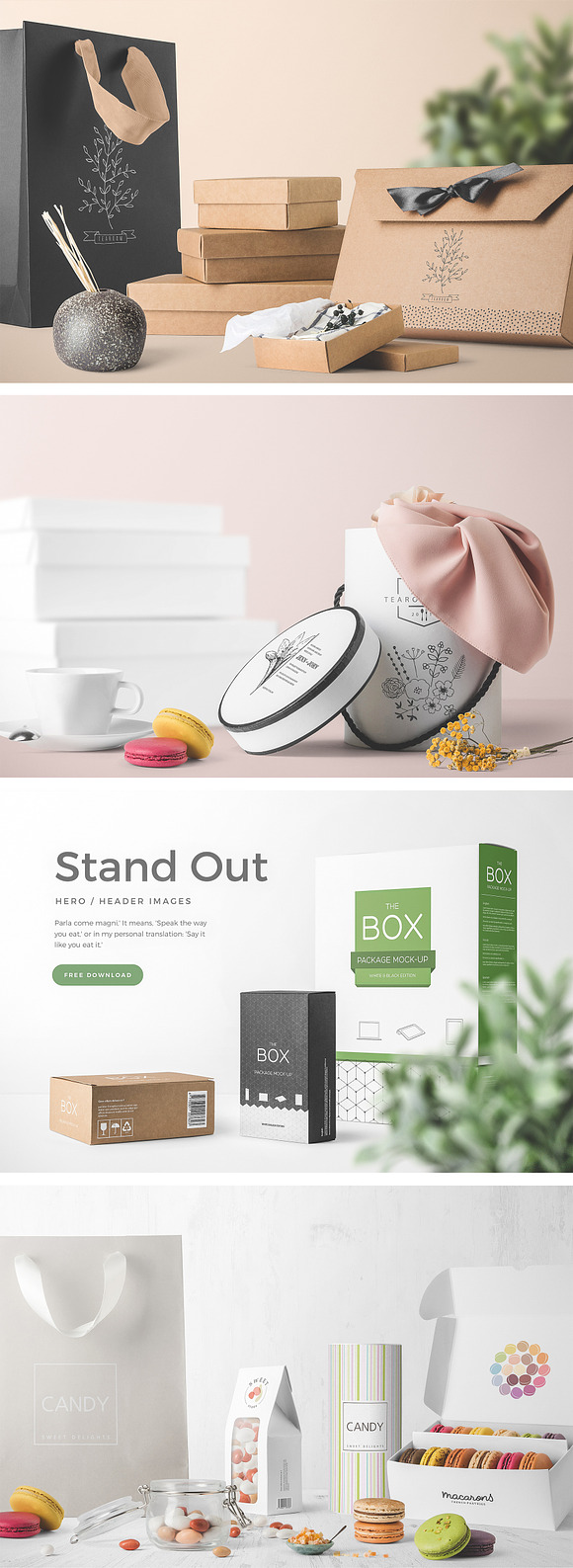 Download Packaging Mockup Collection Creative Photoshop Templates Creative Market PSD Mockup Templates