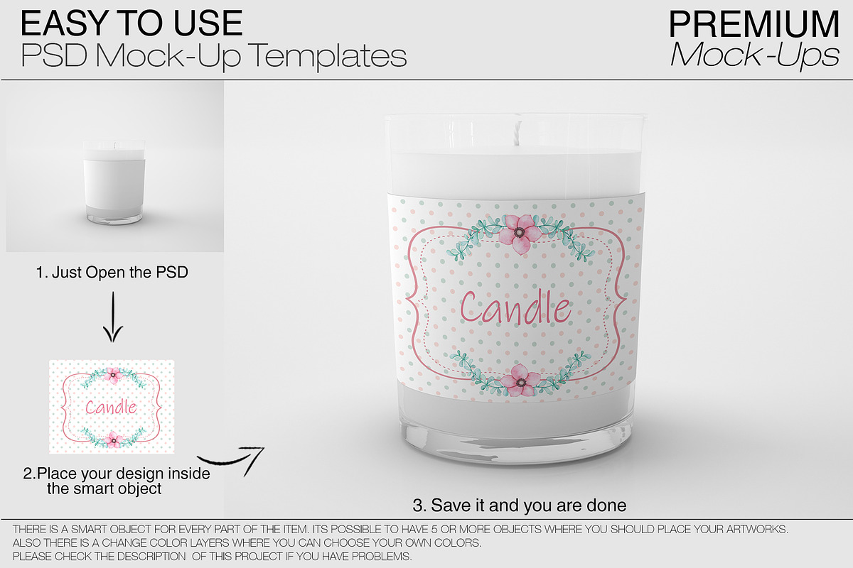 Download Candle, Cosmetics & Gift Boxes Set | Creative Photoshop ...