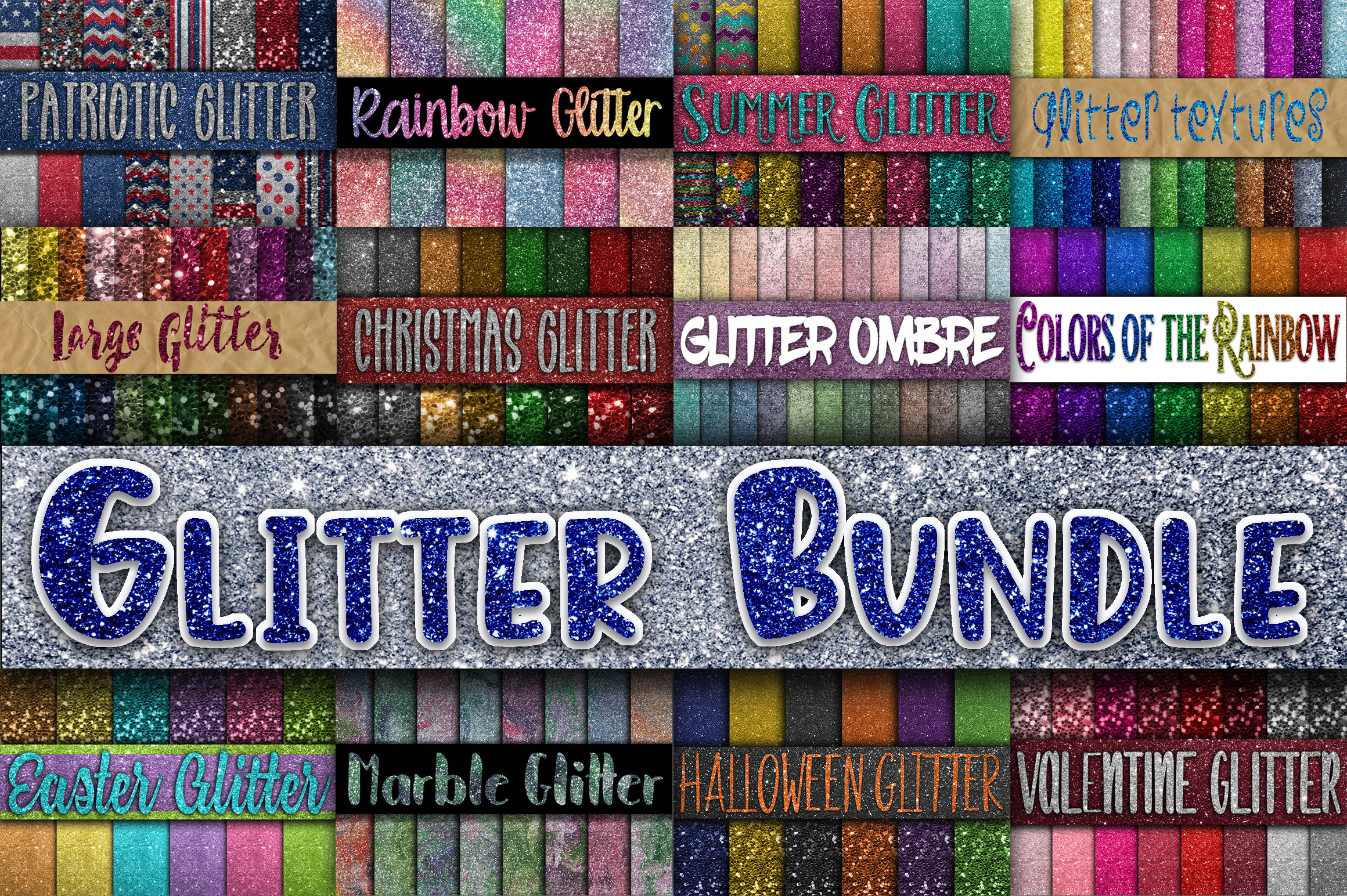 Download Glitter Digital Textures Bundle Custom Designed Textures Creative Market