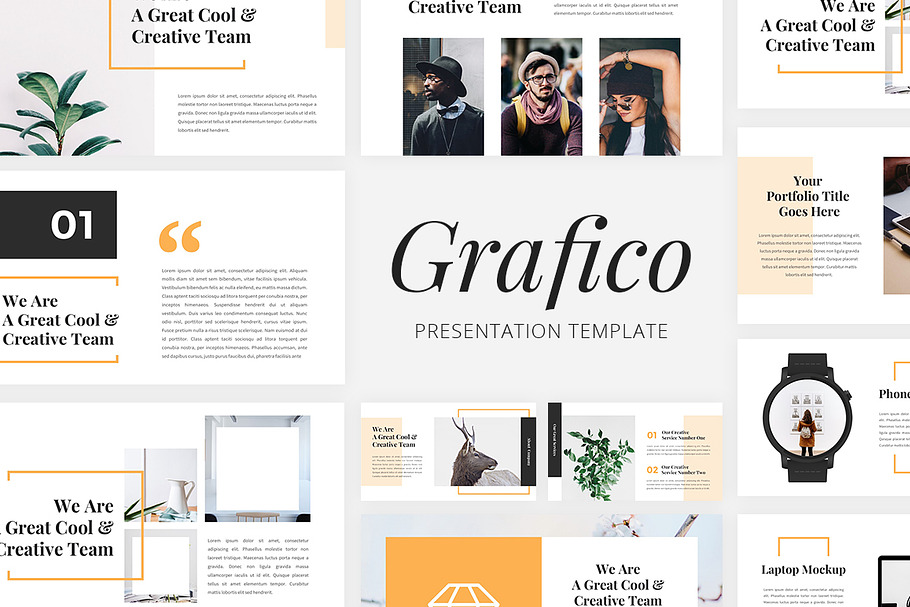 Grafico Creative Powerpoint Creative Powerpoint Templates Creative Market