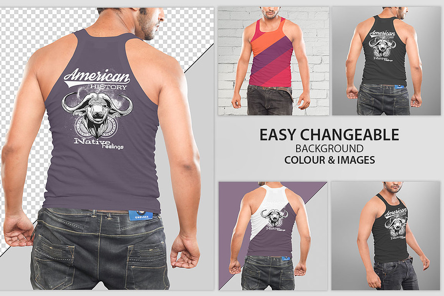 Download Mens Tank Top Mockup Vol-2 | Creative Product Mockups ...