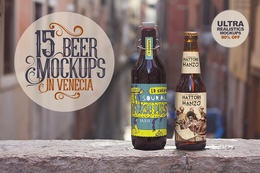 Download Essential Bundle x15 | Beer Mockups | Creative Photoshop ...