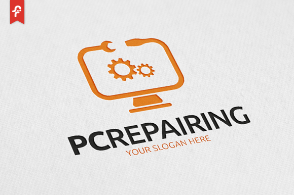 Pc Repairing Logo | Branding & Logo Templates ~ Creative Market