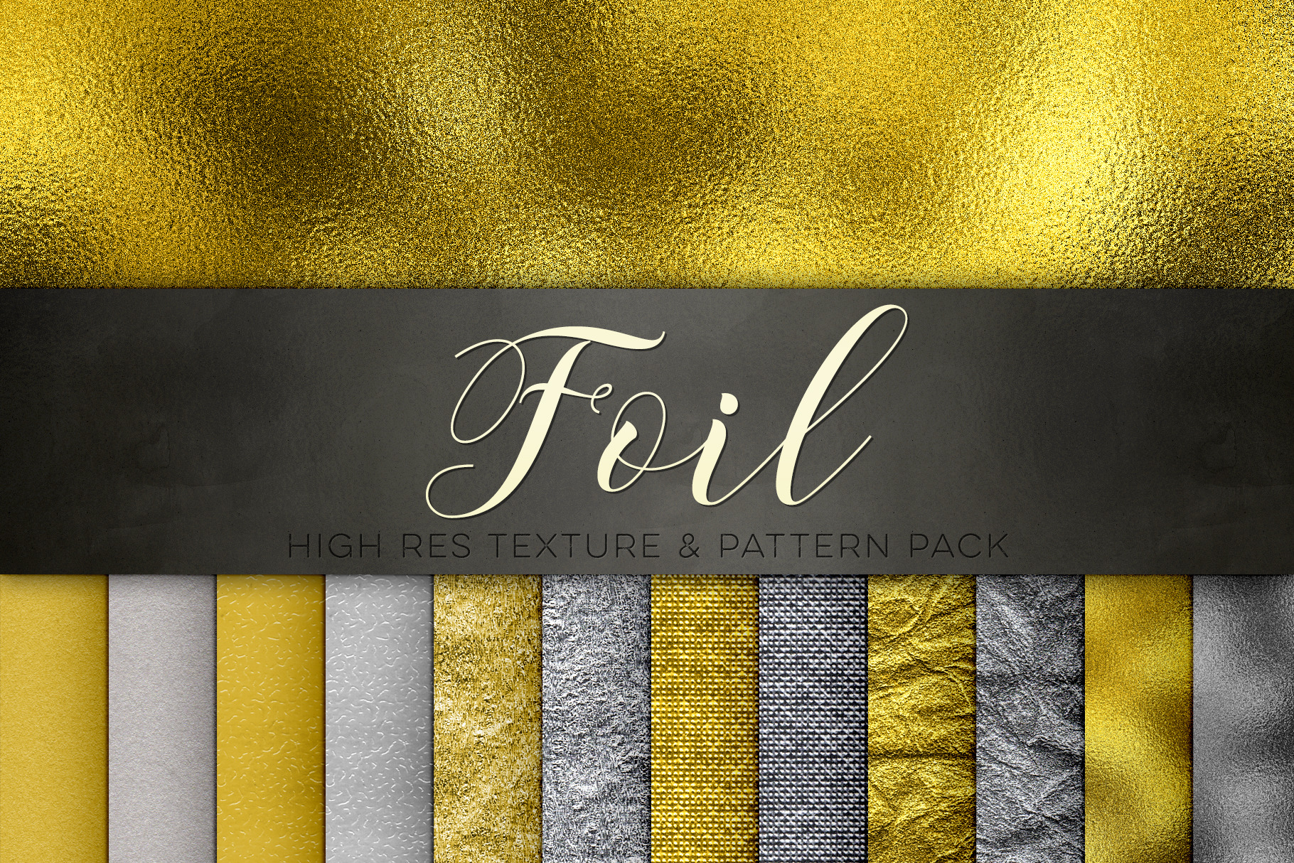 Foil Texture & Pattern Pack PreDesigned Graphics