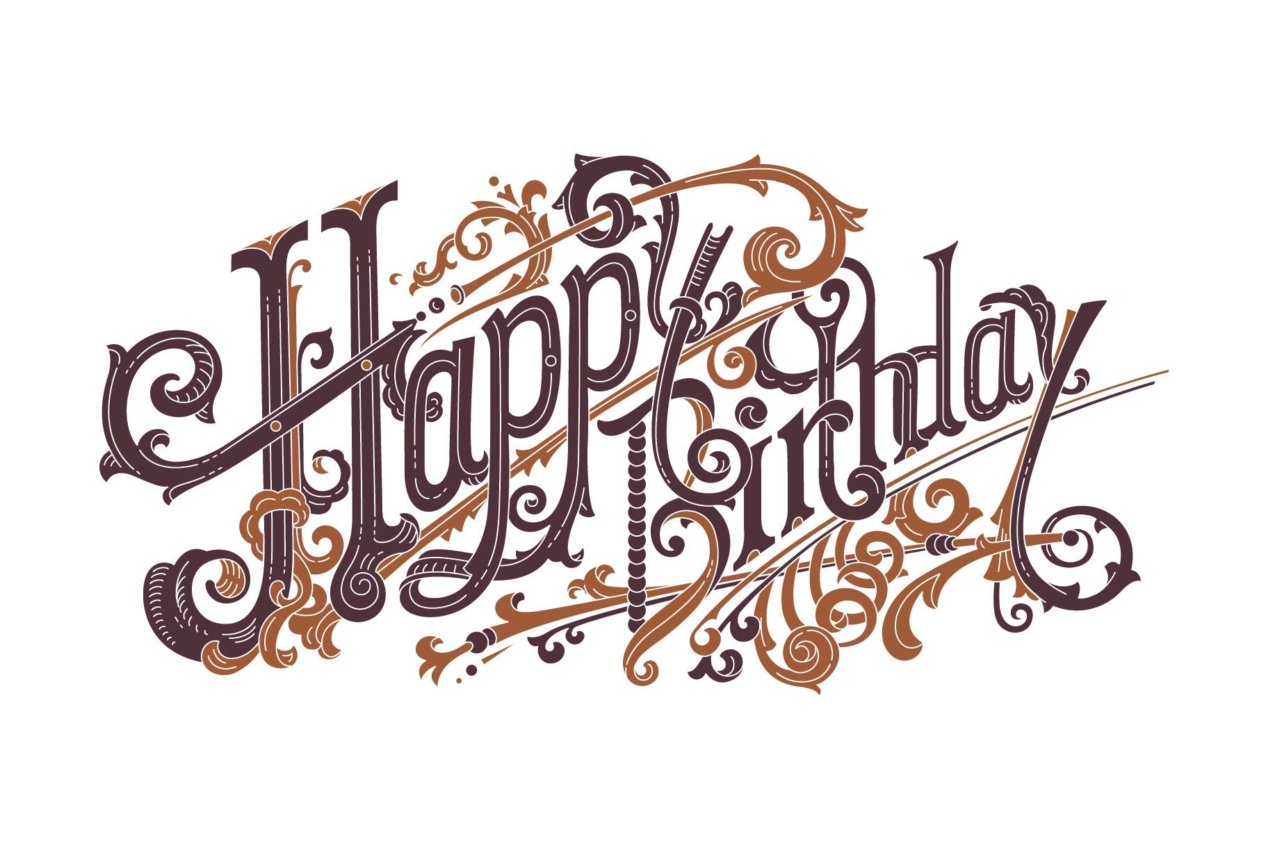 Happy birthday card | Creative Illustrator Templates ~ Creative Market