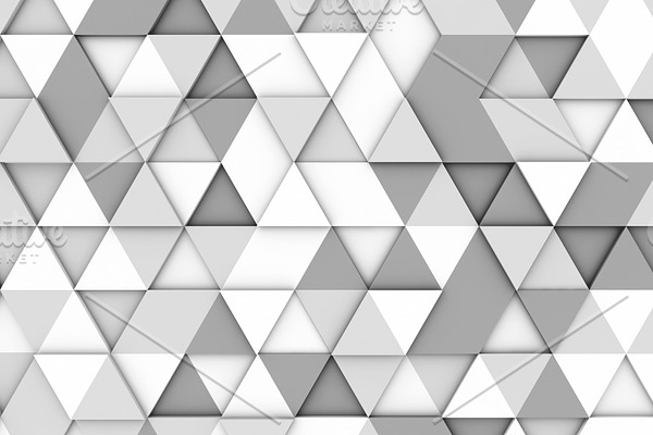 White And Grey Triangle Tiles Texture Seamless Pattern Background 3d Illustration Custom Designed Illustrations Creative Market