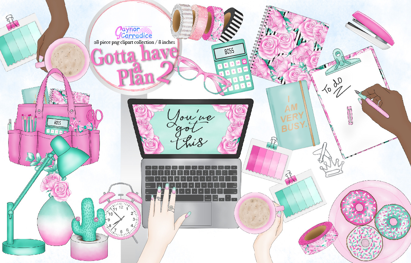 Gotta have a plan clipart 2 | Education Illustrations ~ Creative Market