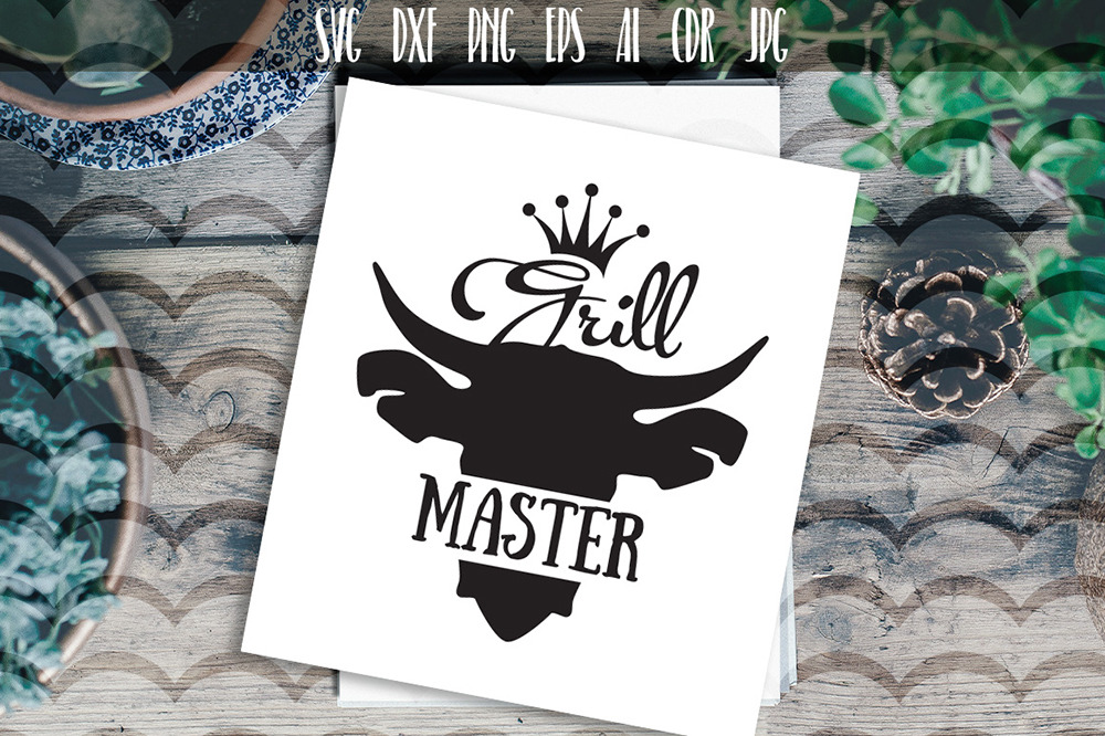 Download Grill Master Bbq Barbecue Svg Pre Designed Photoshop Graphics Creative Market