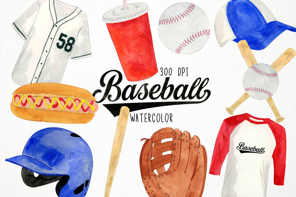 3208 Baseball Clipart Designs & Graphics