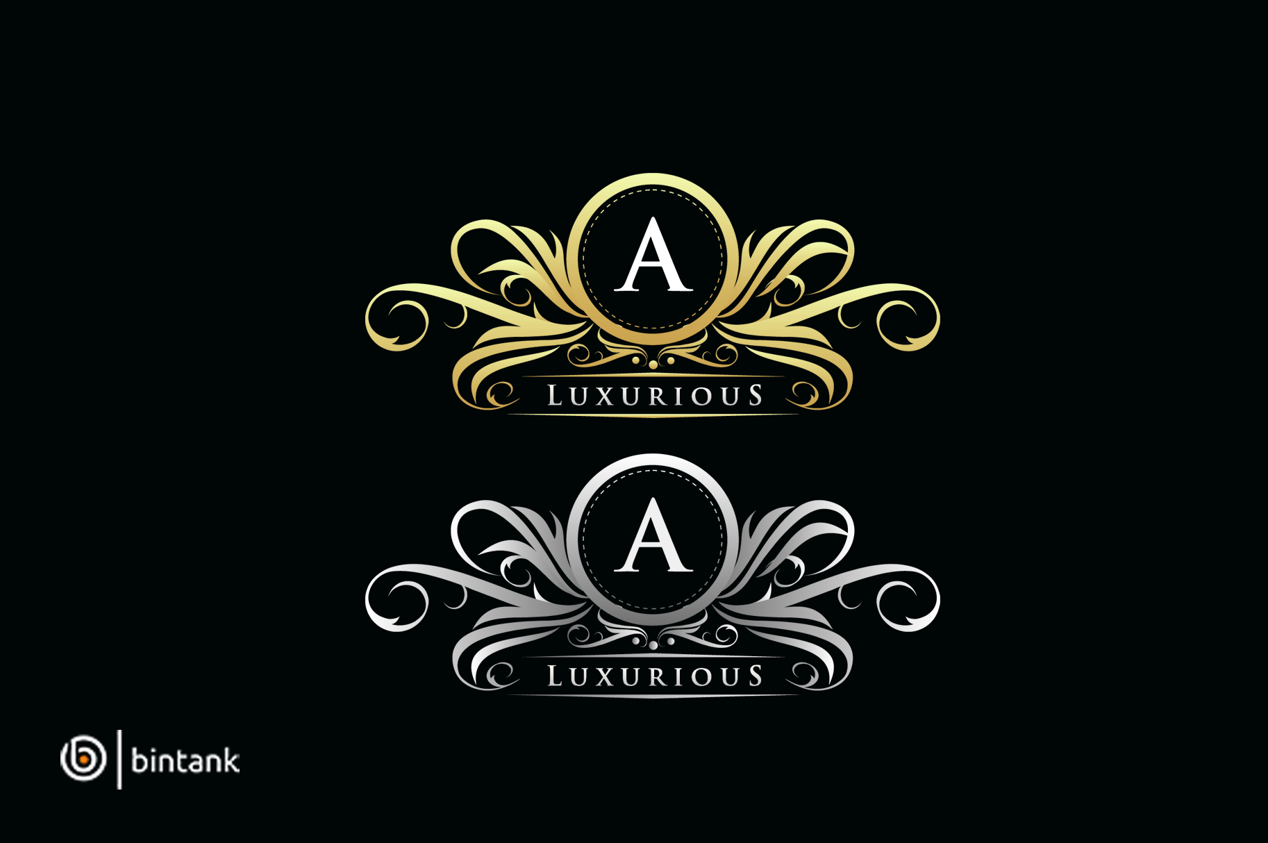 Gold Luxurious A Boutique Logo Creative Illustrator Templates Creative Market