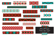 Native American Washi Tape Clipart | Graphic Patterns ~ Creative Market