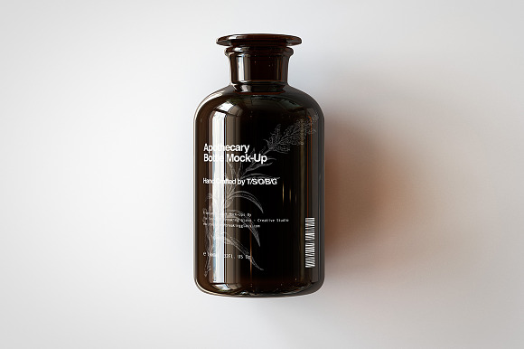 Download Apothecary Bottle Mock Up Creative Photoshop Templates Creative Market