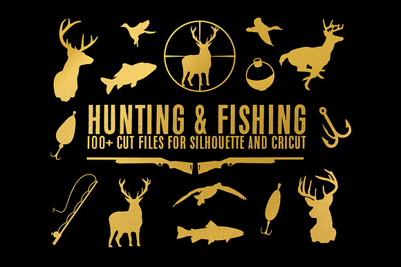 Download 100 Hunting Bundle Svg Dxf Pdf Pre Designed Photoshop Graphics Creative Market Yellowimages Mockups