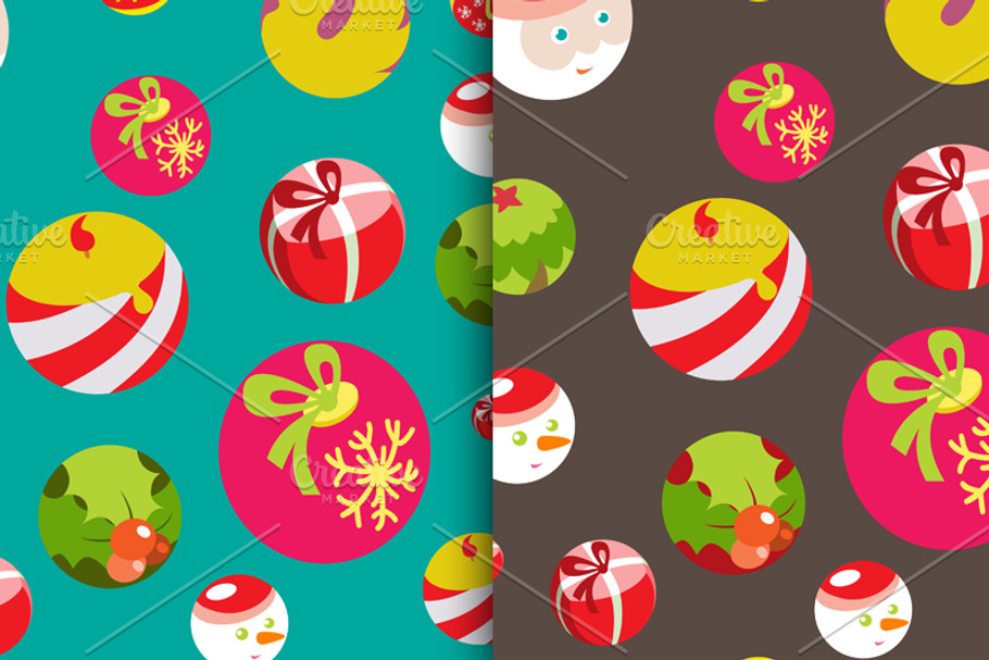 11 Colorful Christmas Background | Pre-Designed Illustrator Graphics ~ Creative Market