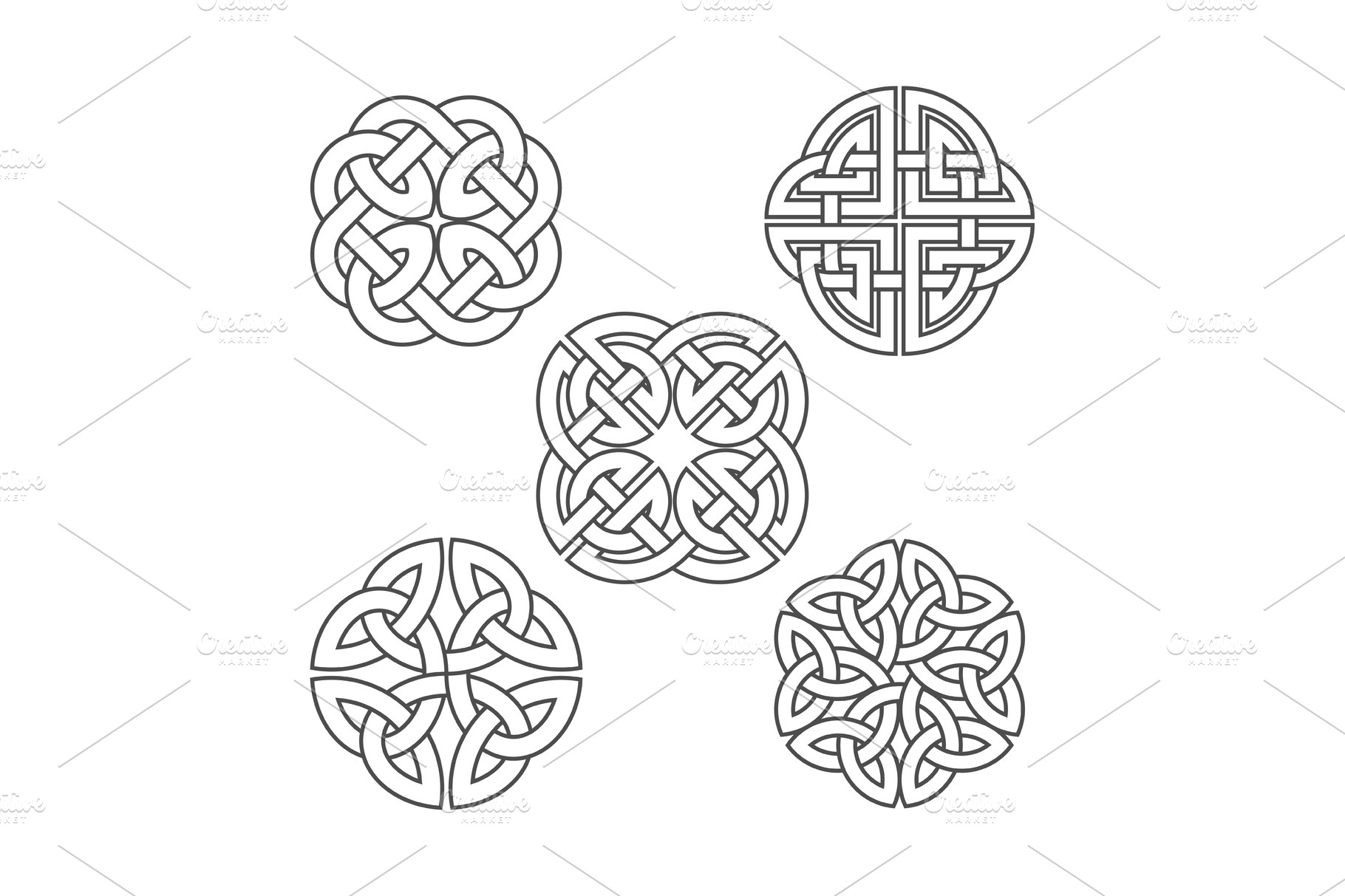 Vector celtic knot. Ethnic ornament | Decorative Illustrations ...