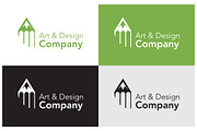 Art design company logo | Illustrator Templates ~ Creative Market