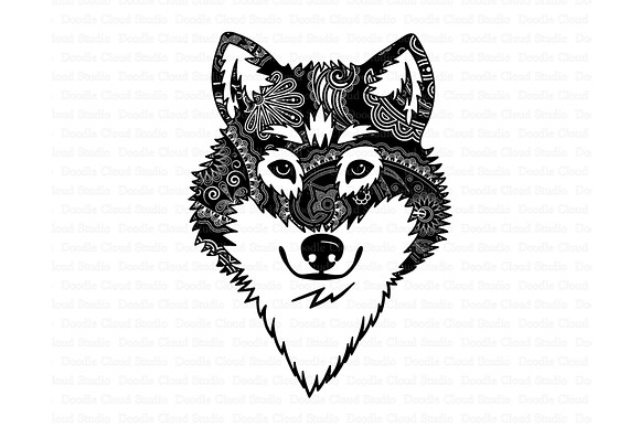 Download Wolf Svg Wolf Head Mandala Svg Pre Designed Photoshop Graphics Creative Market