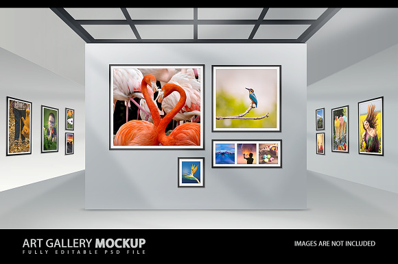 Download Art Gallery Mockup Creative Photoshop Templates Creative Market