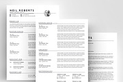 Clean Resume Template | Word CV | Resume Templates ~ Creative Market