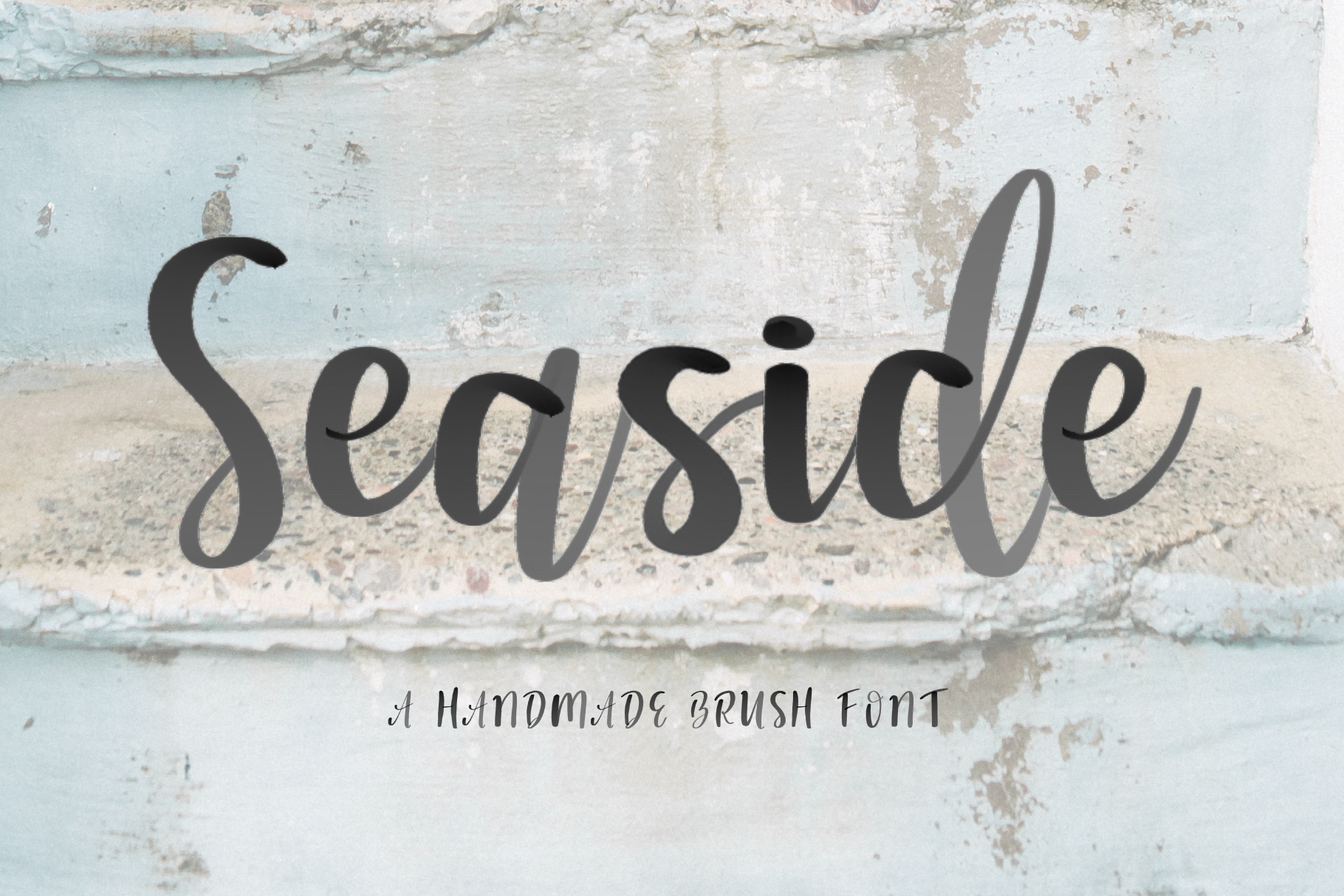 Download Seaside Font + Watercolor SVG | Stunning Script Fonts ~ Creative Market