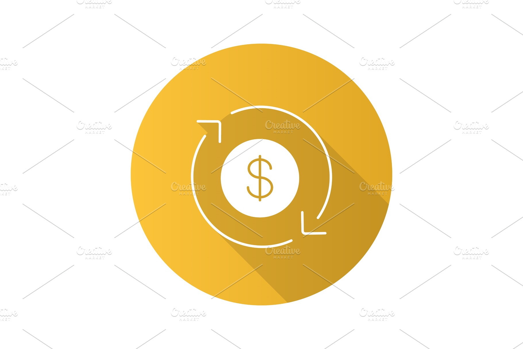 dollar currency exchange icon pre designed vector graphics creative market creative market