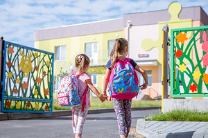 Children Go To School Happy Student High Quality Education Stock Photos Creative Market