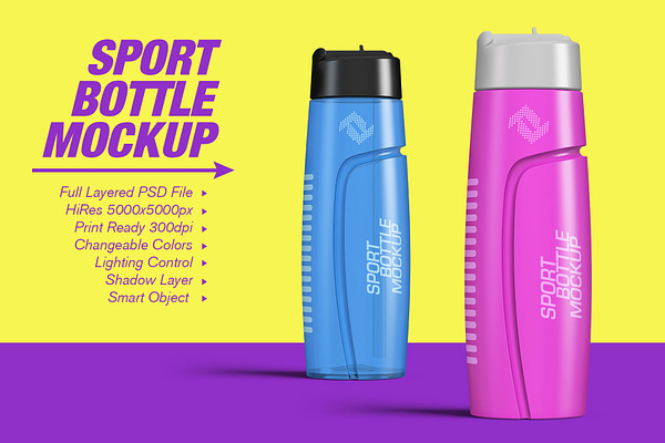 Download Sport Water Bottle Mockup | Creative Photoshop Templates ...