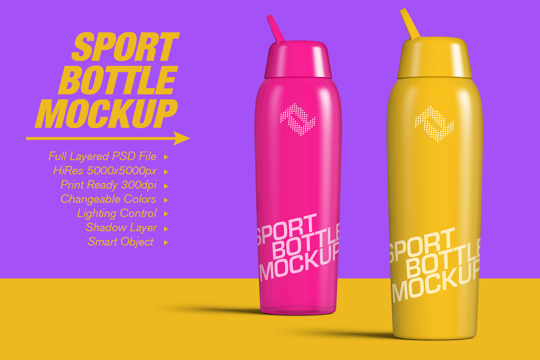 Download Sport Water Bottle Mockup | Creative Photoshop Templates ...