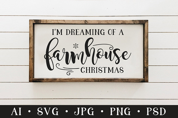 Download Farmhouse Christmas Quote Svg File Pre Designed Photoshop Graphics Creative Market 3D SVG Files Ideas | SVG, Paper Crafts, SVG File