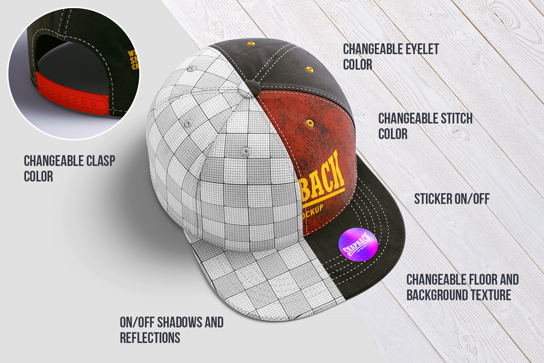 SNAPBACK CAP NEW ERA PBR | 3D model