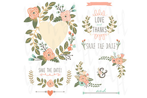 Wedding Laurels Frame | Pre-Designed Illustrator Graphics ~ Creative Market