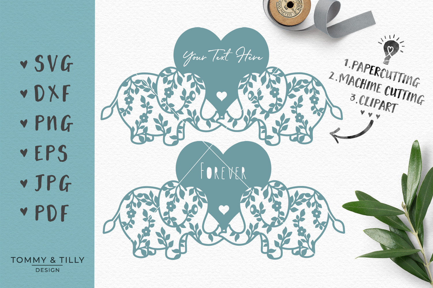 Download Elephant Couple Wedding Svg Pre Designed Photoshop Graphics Creative Market