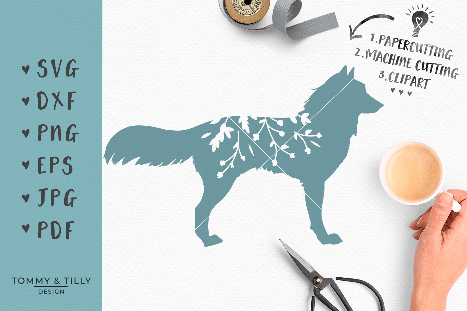 Download Wolf Silhouette Svg Clipart Pre Designed Photoshop Graphics Creative Market