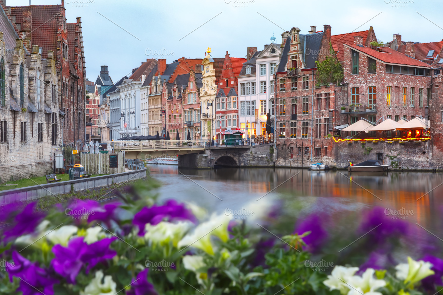 Old town of ghent belgium stock photo containing gent and ghent ...