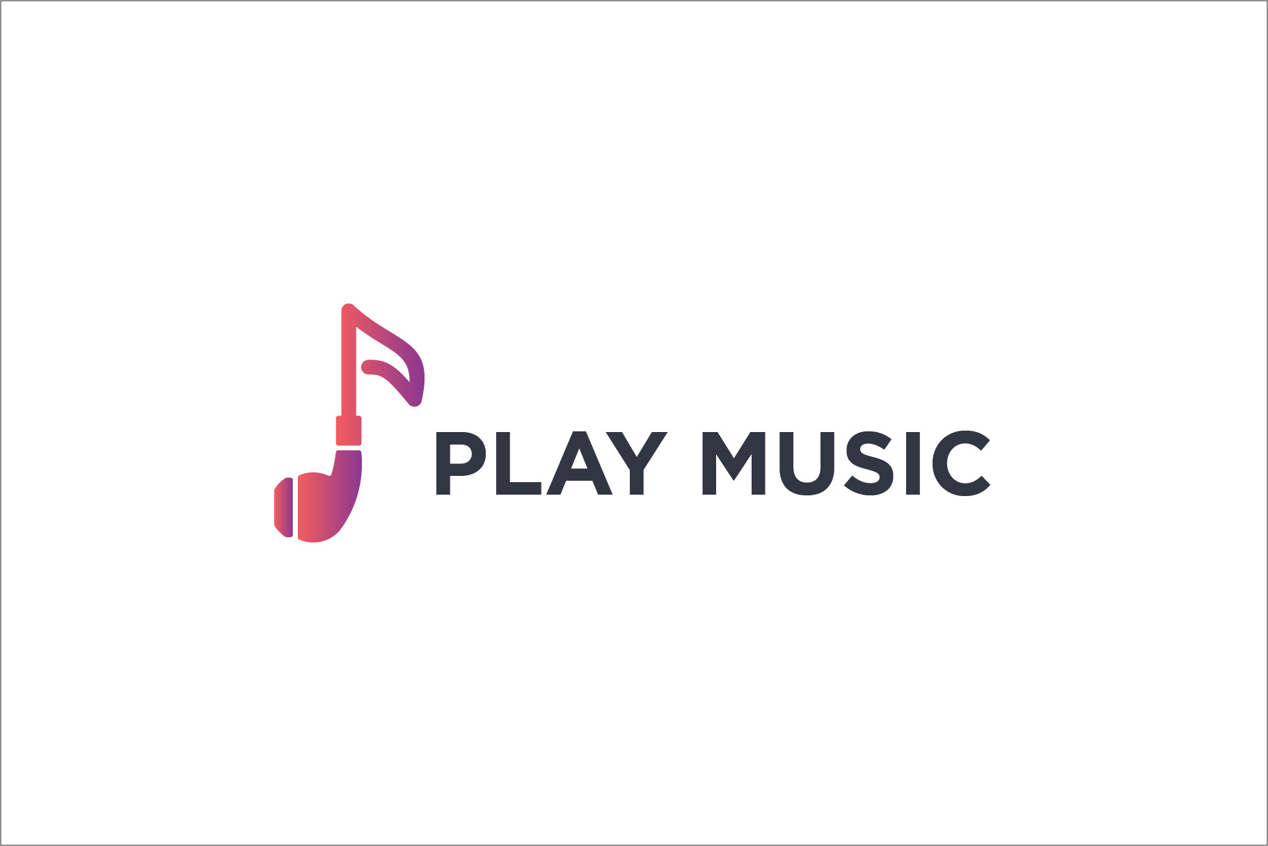 Play Music Logo Creative Illustrator Templates Creative Market