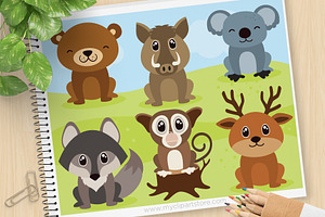 Free Free Woodland Friends Svg 687 SVG PNG EPS DXF File