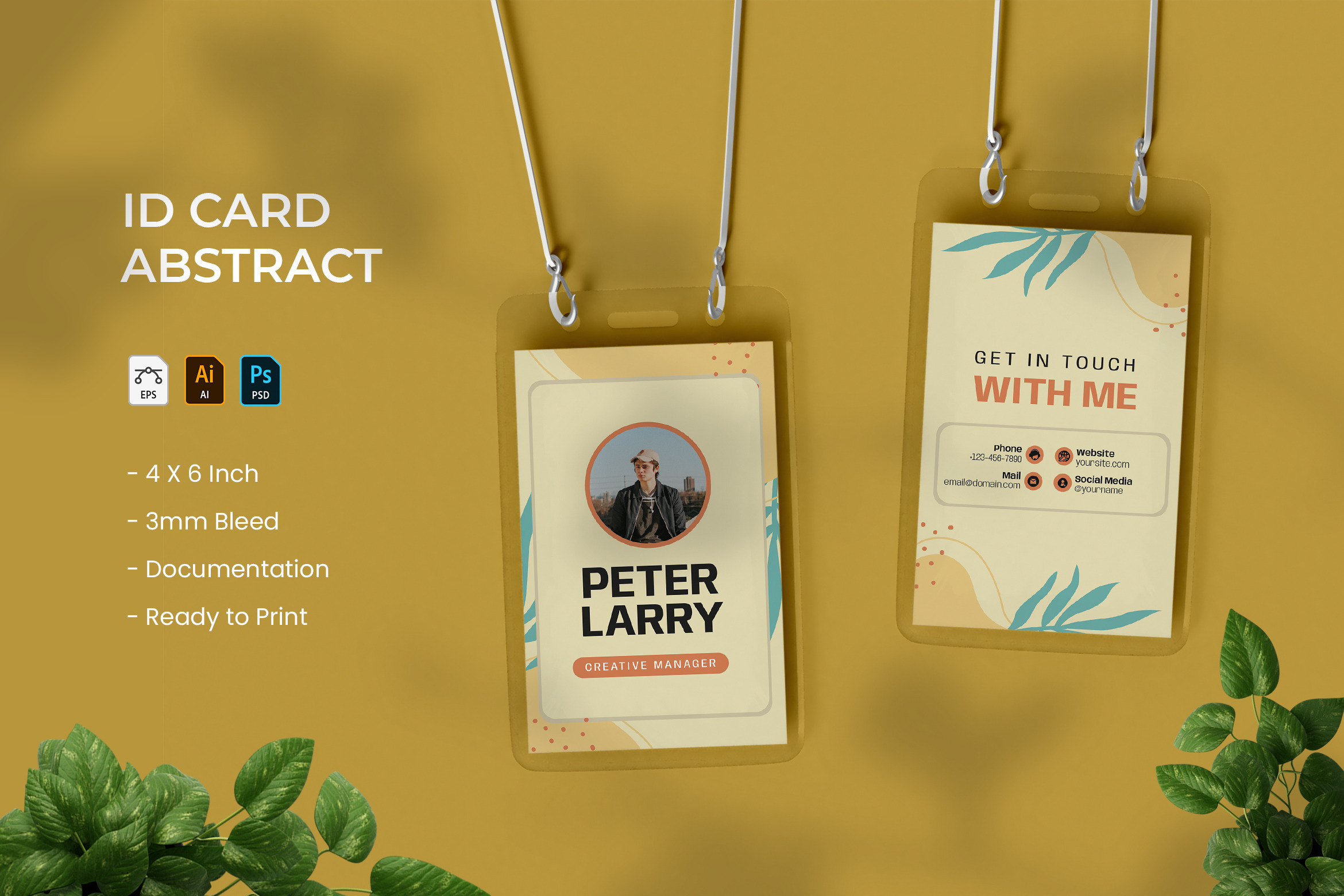 abstract-leaf-id-card-print-templates-creative-market