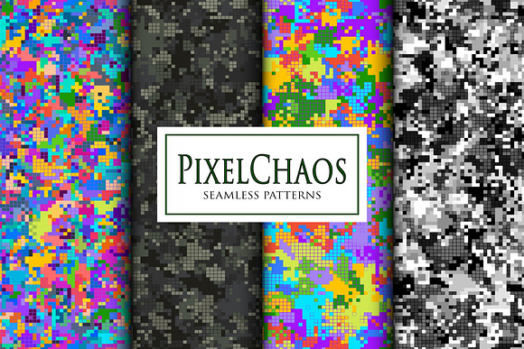 Camo Repeating Seamless Pattern