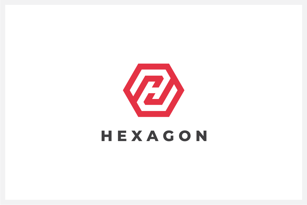 Hexagon Letter H Logo Template | Branding & Logo Templates ~ Creative ...