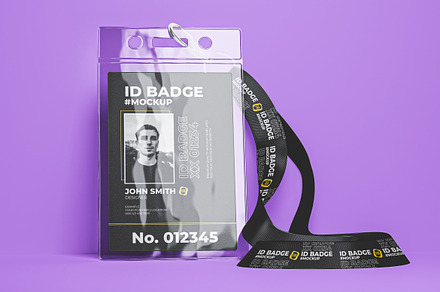 Lanyard ID Badge Mockup Set | Creative Market